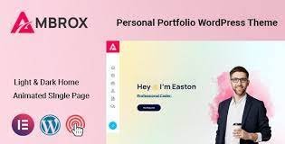 Ambrox – Personal Portfolio Resume Theme