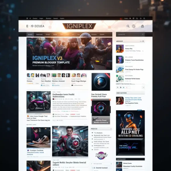 Igniplex v3 Premium Blogger Template