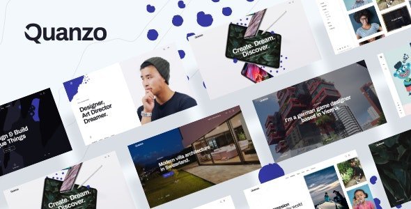 Quanzo – Personal Portfolio WordPress Theme